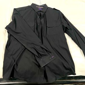 Long Sleeve Black XL American Rag dress shirt